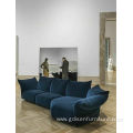 Edra Sectional Sofa Chenille Fabric Sofa